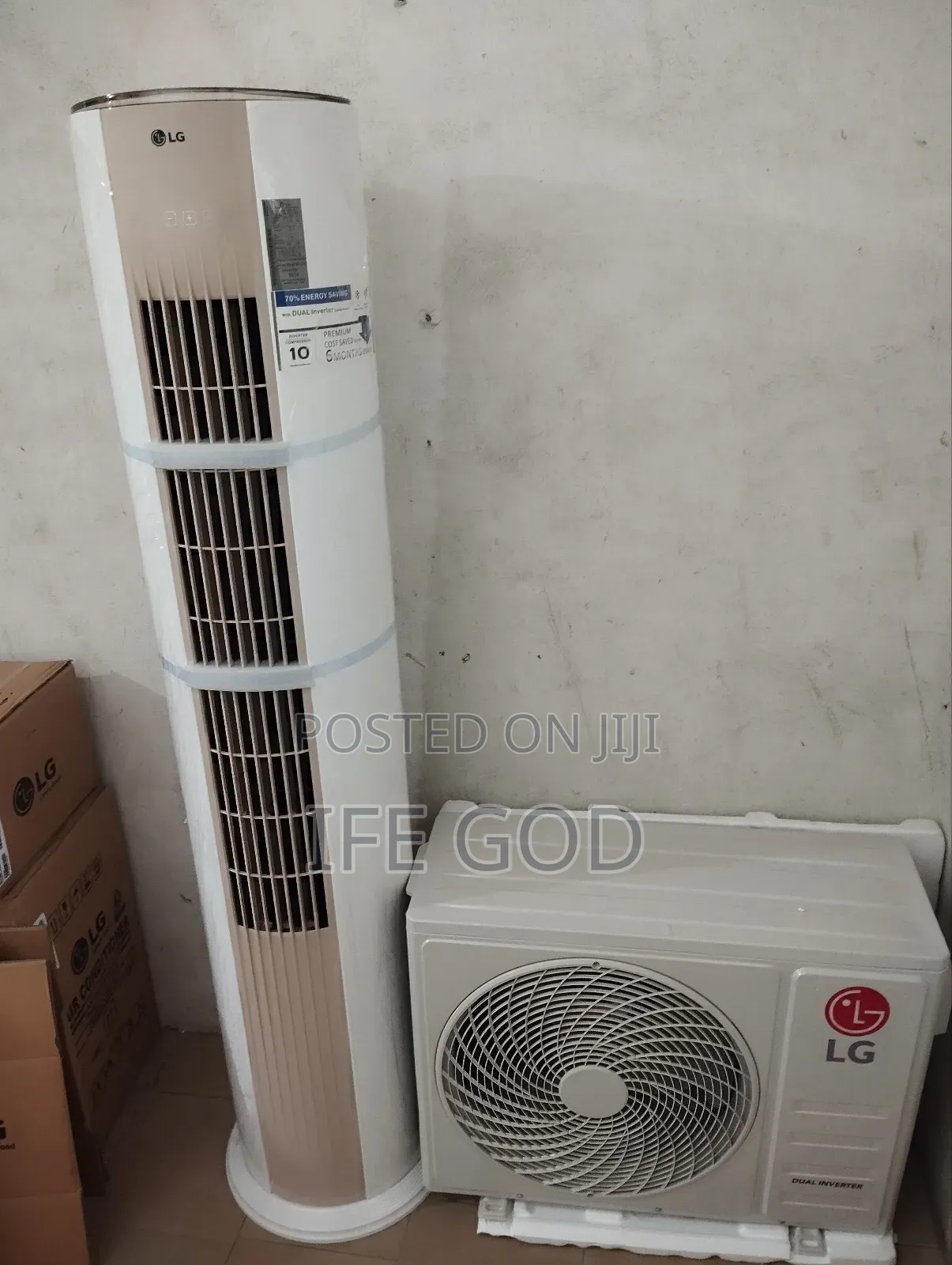 New Lg 3 Tons Dual Inverter Floor Standing Air Conditioner