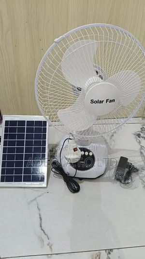 Table Solar Rechargeable Fan