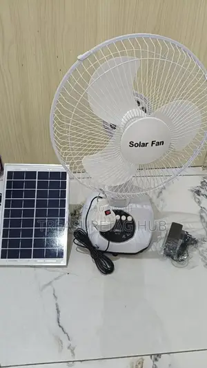Table Solar Rechargeable Fan