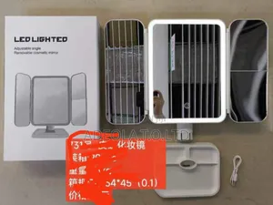 Led Lighted Adjustable Make Up Mirror With Stand