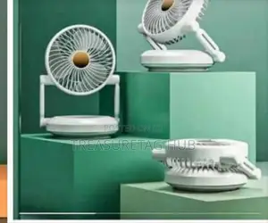 Portable Rechargeable Rotating Fan