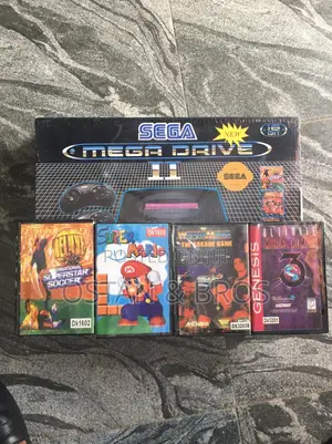 Sega Drive11 With 100s Inbuit Games+4cartridges