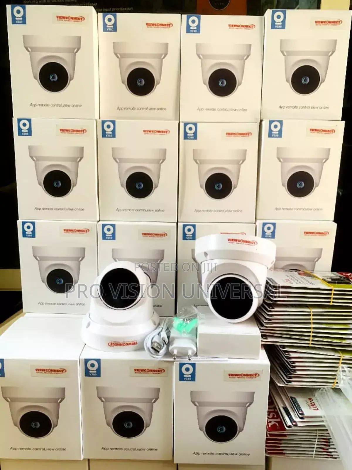 Wifi Security Camera Also Has Cable On It