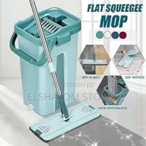 360 2in1 Microfiber Flat Mop With Bucket
