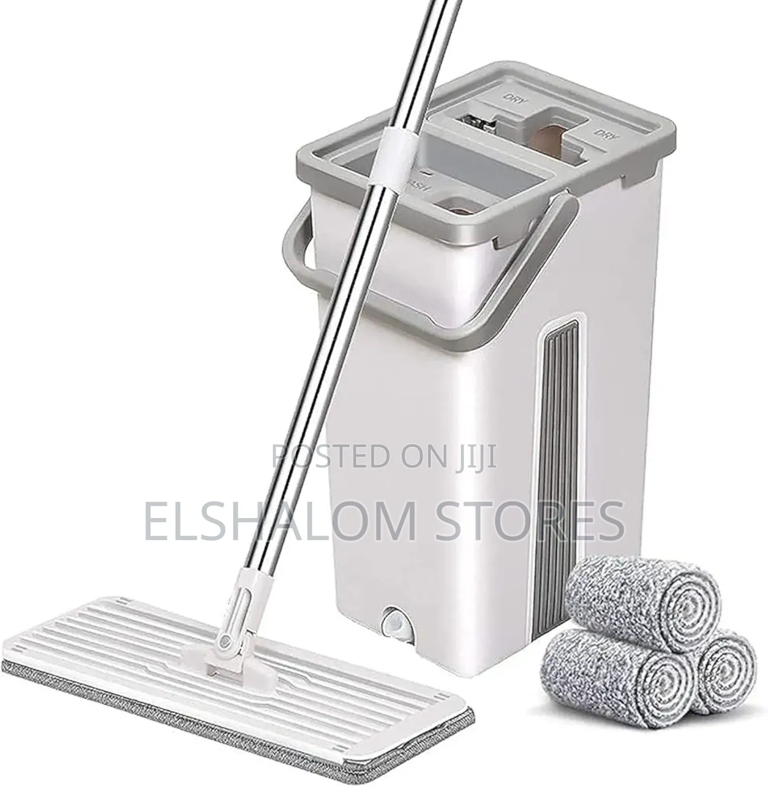 360 2in1 Microfiber Flat Mop With Bucket