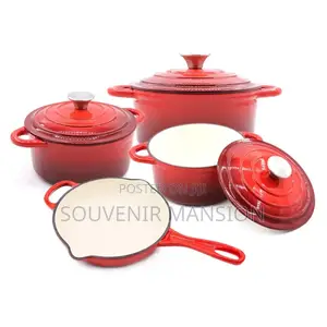 4 Pieces Cast Iron Cookware Set