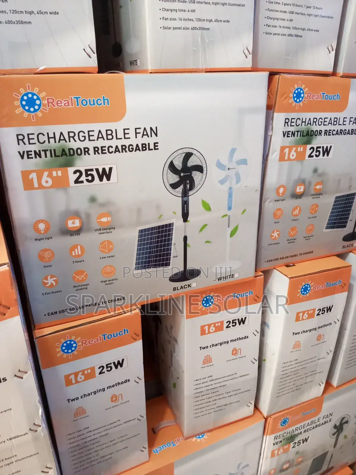 Sofcopsel Quality and Affordable Real Touch Solar Fan