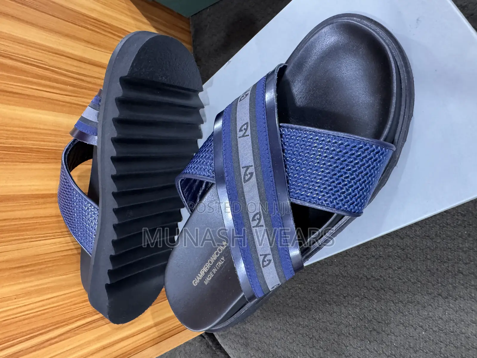 Gianperionicola Leather Italian Slipers