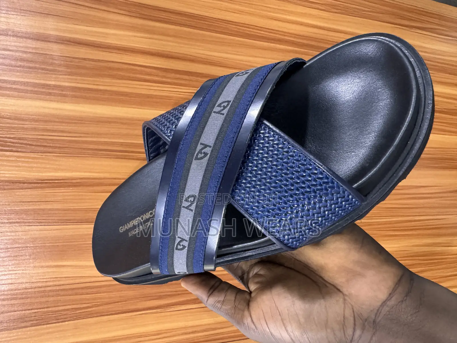 Gianperionicola Leather Italian Slipers