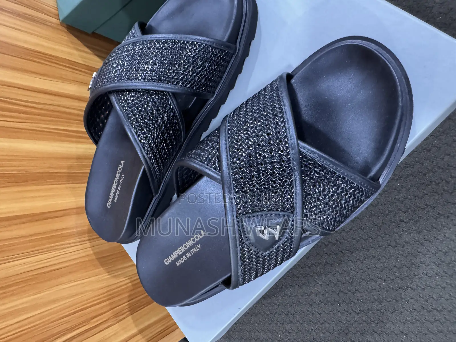 Gianperionicola Leather Italian Slipers