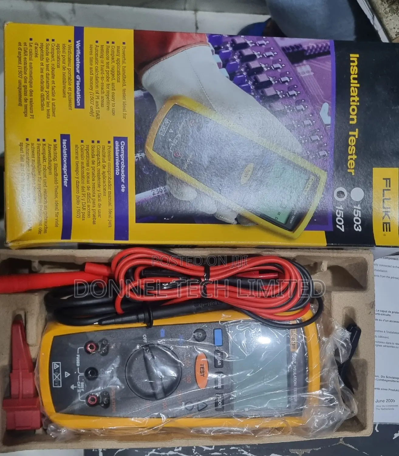 Fluke 1507 Digital Insulation Tester