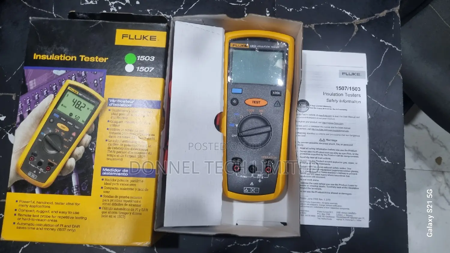 Fluke 1503 Insulation Tester