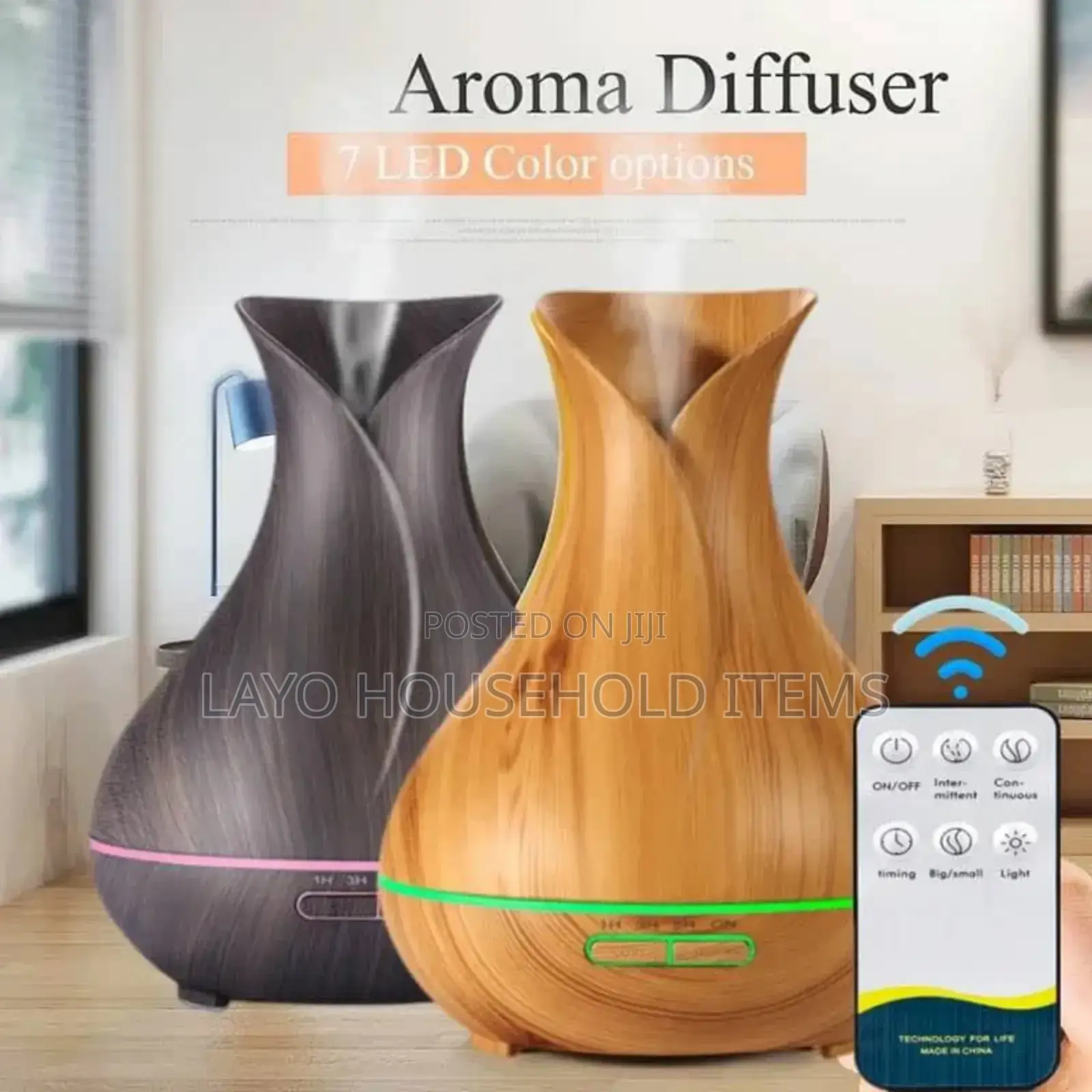 Aroma Diffuser With 7 Led Color Options