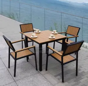High Quality Modern Restaurant 4seater Chair With Table