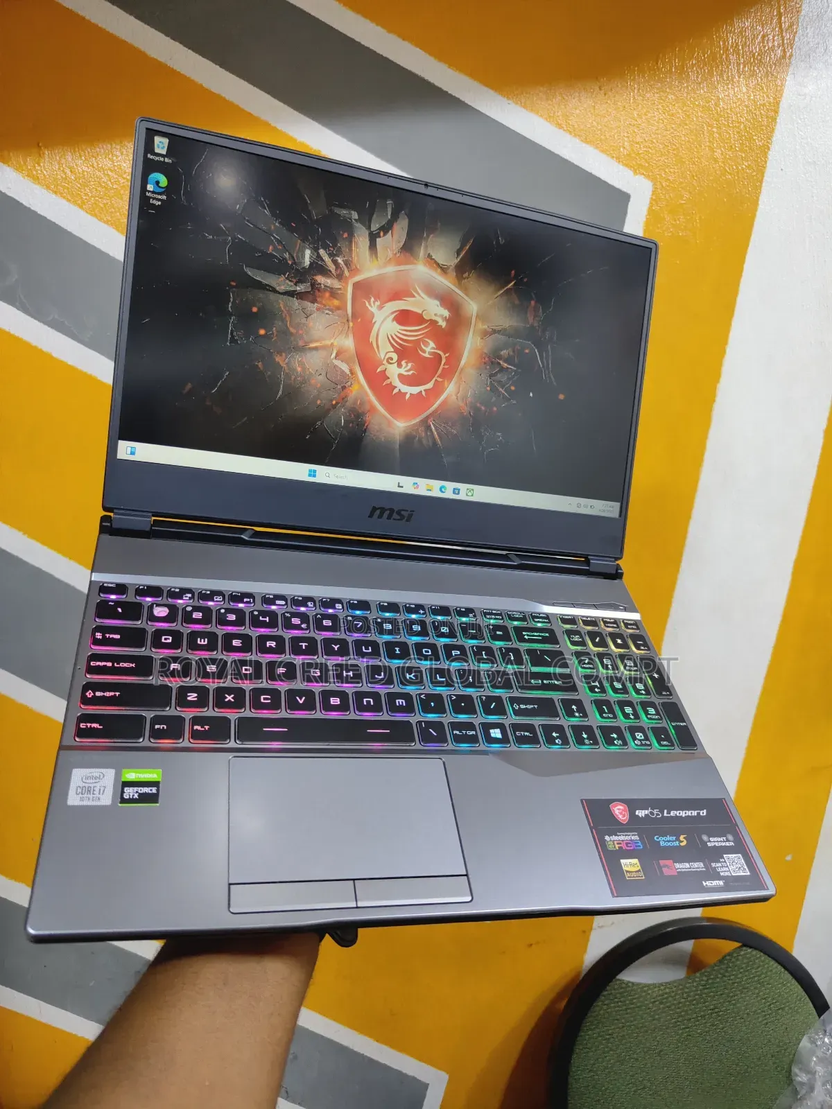 New Laptop MSI GP65 Leopard 24GB Intel Core I7 SSD 512GB