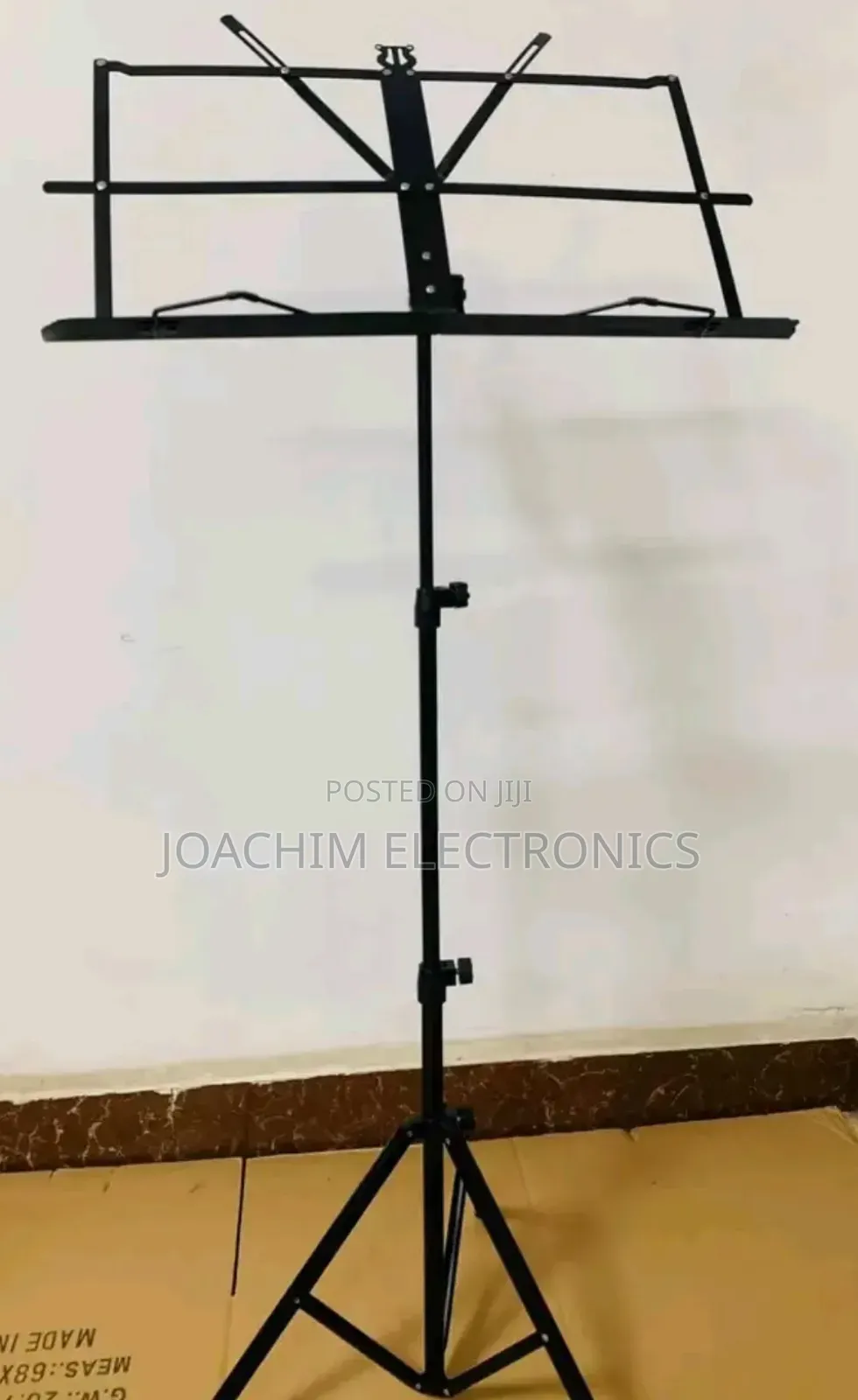 Music Stand Black or Silver