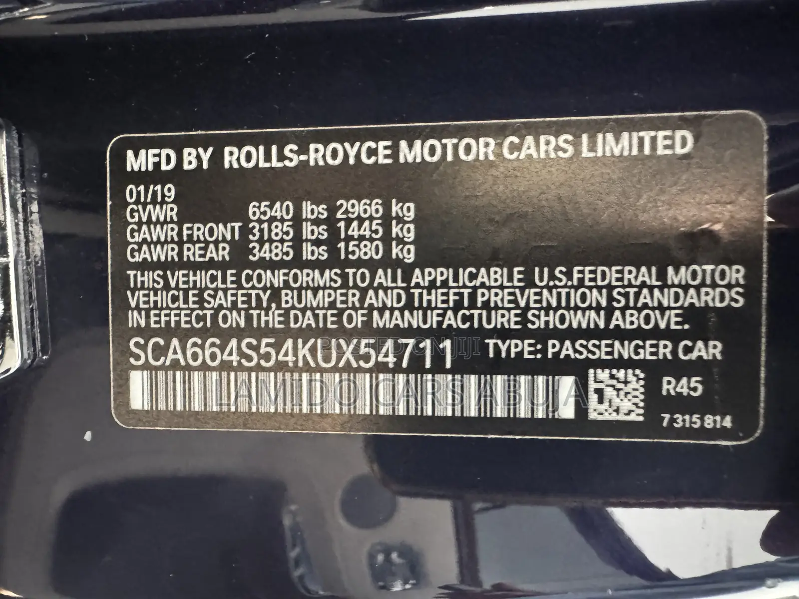 Rolls-Royce Ghost 2020 Blue