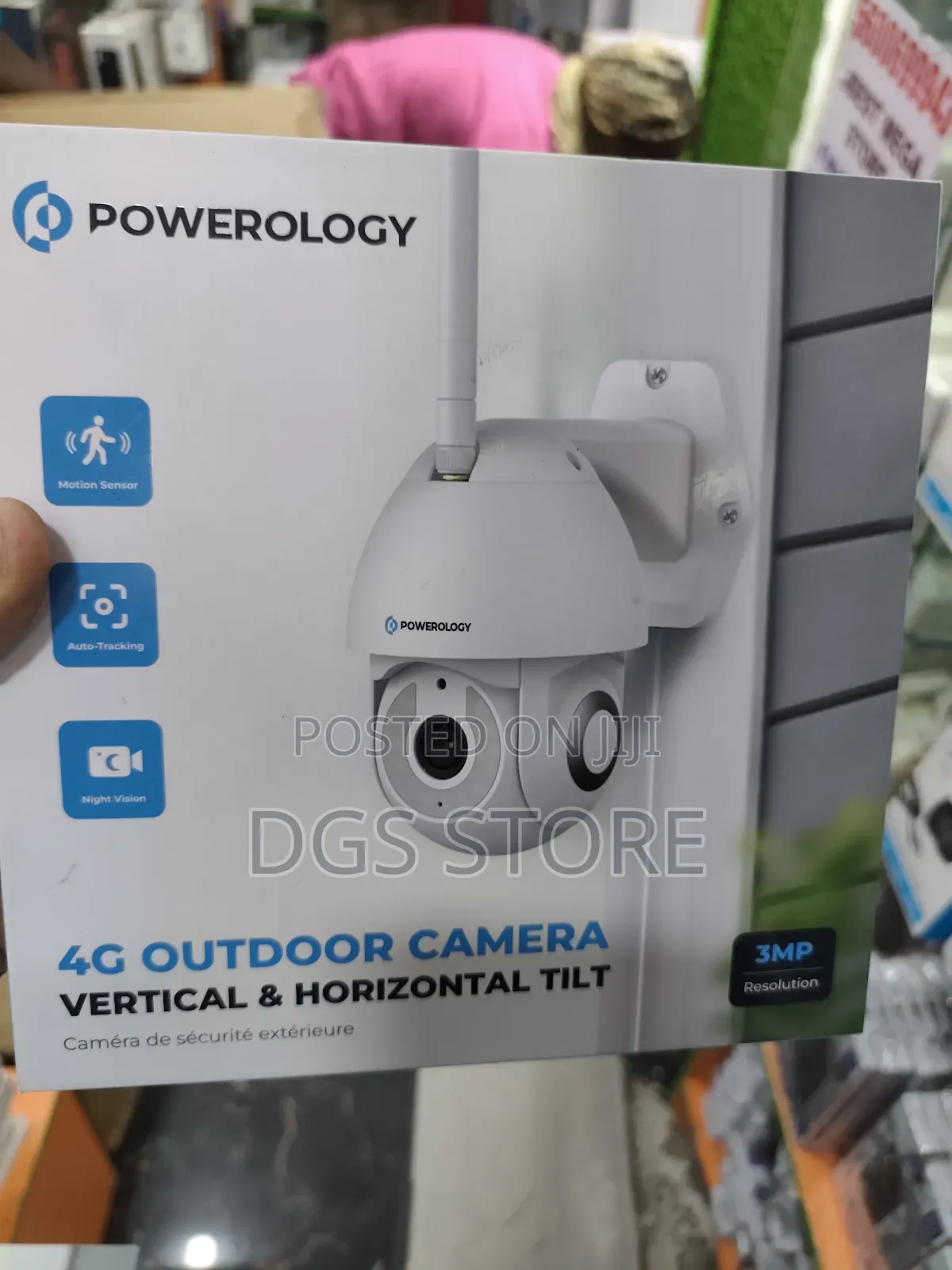 Powerology 4g Outdoor Camera Vertical Horizontal Tilt