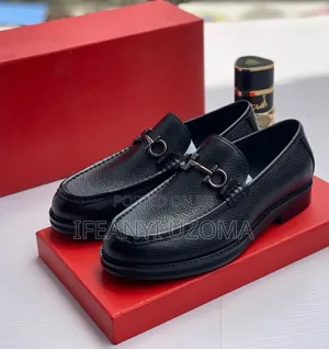 Classic Leather Black and Brown Corporate Shoe