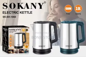 Sokany 3l Electric Kettle - Automatic Power Off Stainless