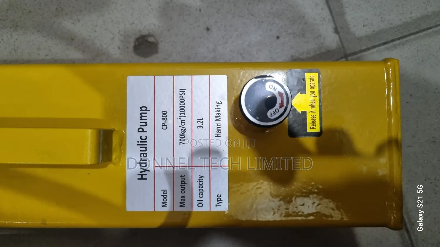 Cp-800 Hydraulic Pump With Gauge