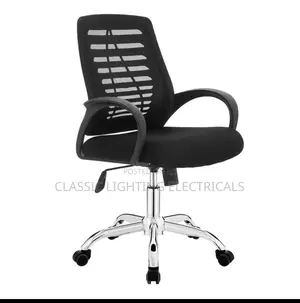 Breathable and Comfortable Mesh Office Chair Black