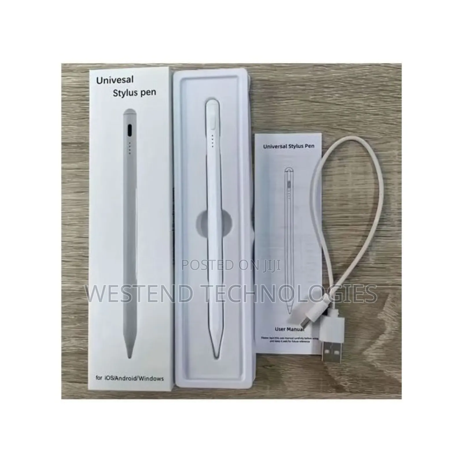 Universal Stylus Pen for Apple and Android Device With Extra Tip 12.9"
