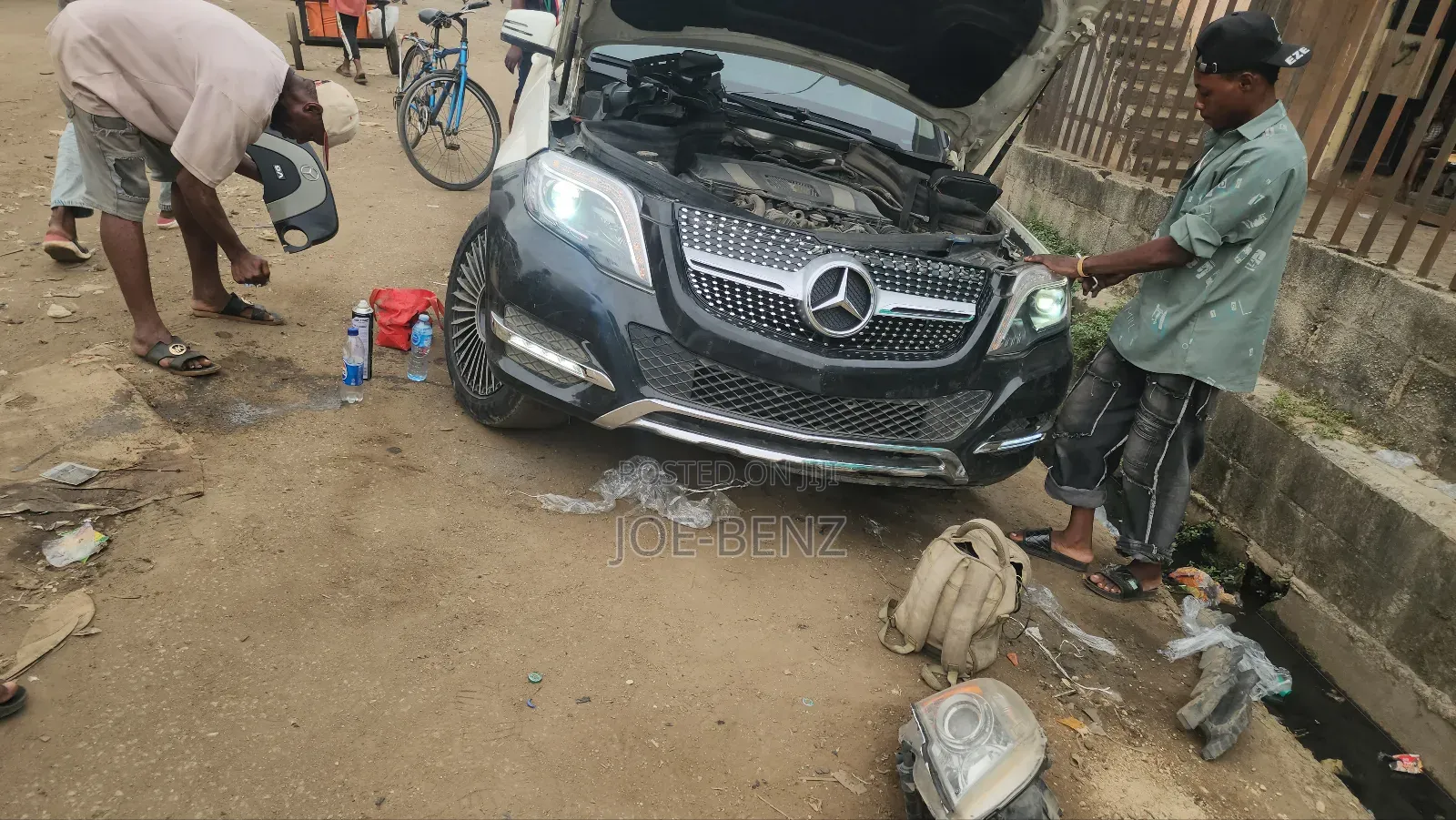 Glk350 2013 Complete Front Bumper Replacement