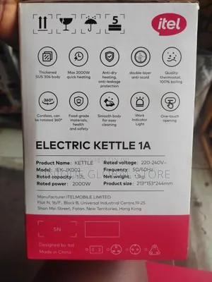 Itel 1.7l Electric Kettle