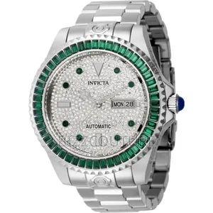 Invicta 33056 Men’S Pro Diver Crystalaccented Pavedial Watch