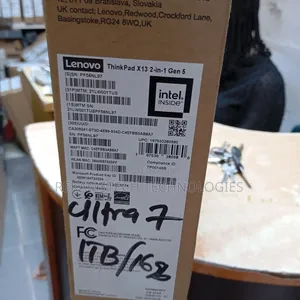New Laptop Lenovo ThinkPad X13 Gen 2 16GB Intel Core Ultra 7 SSD 1T