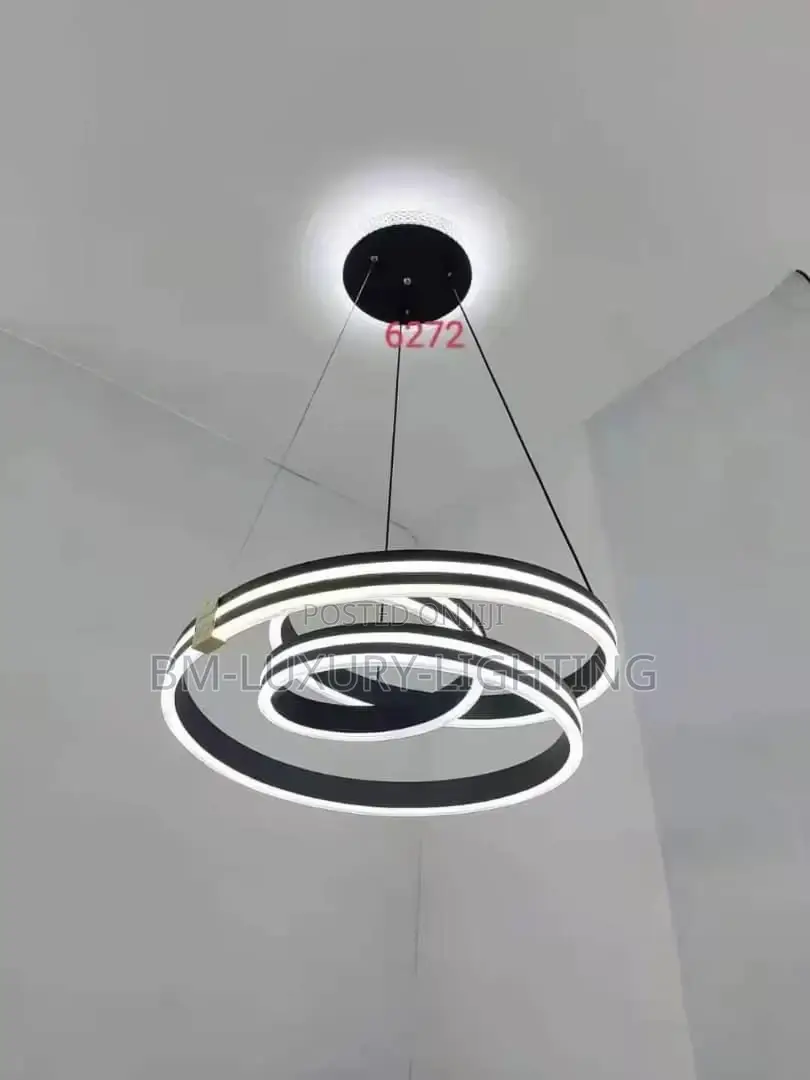 Modern Creative Amazing Ring Drop Chandelier