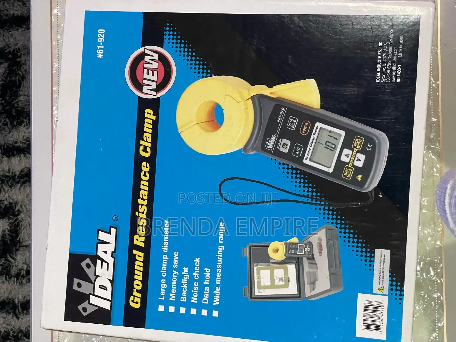 Ideal Ground Resistance Clamp