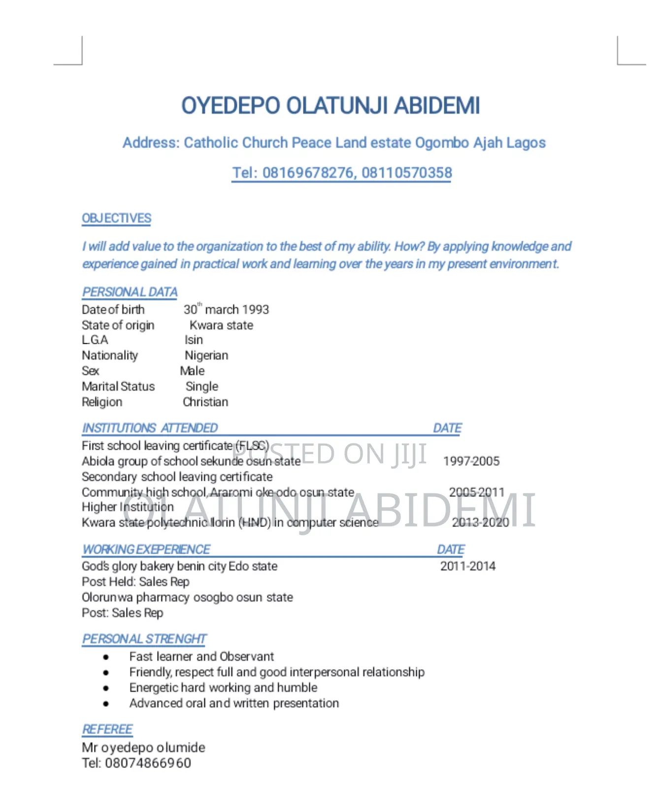 Driver Job