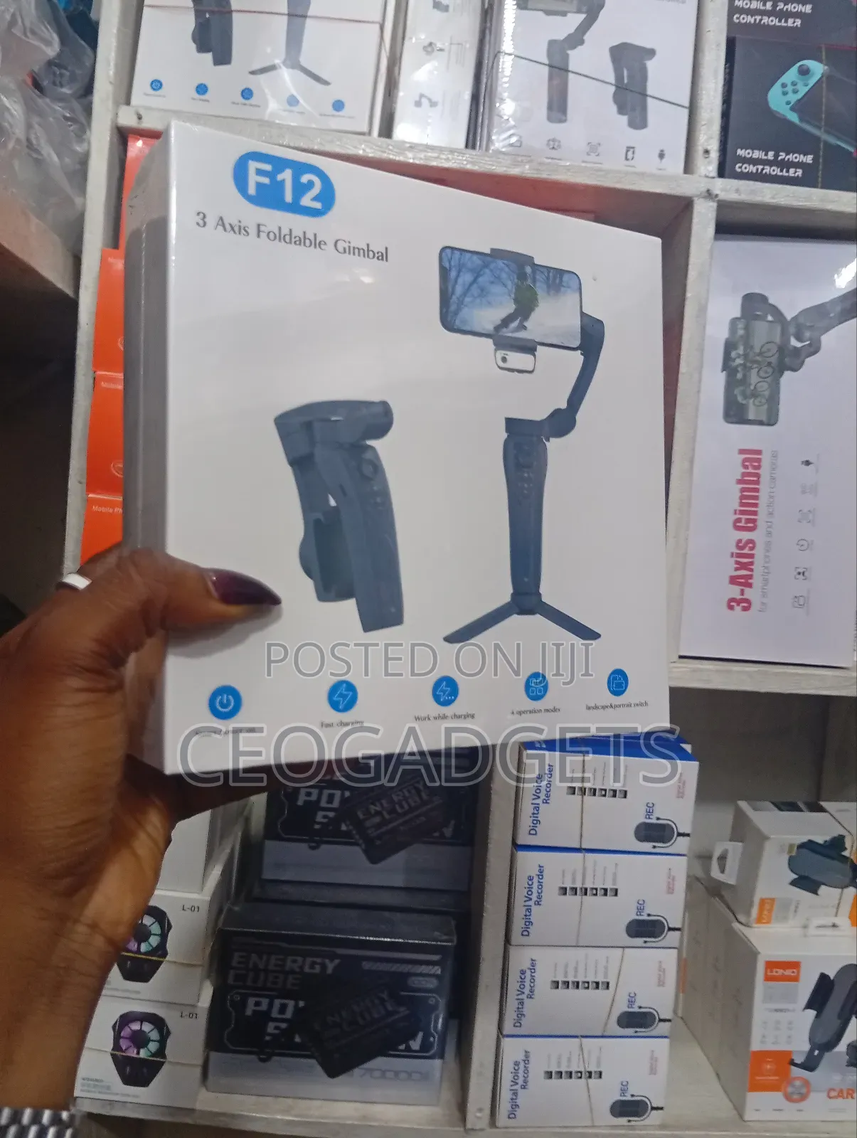 F12 3-Axis Foldable Gimbal