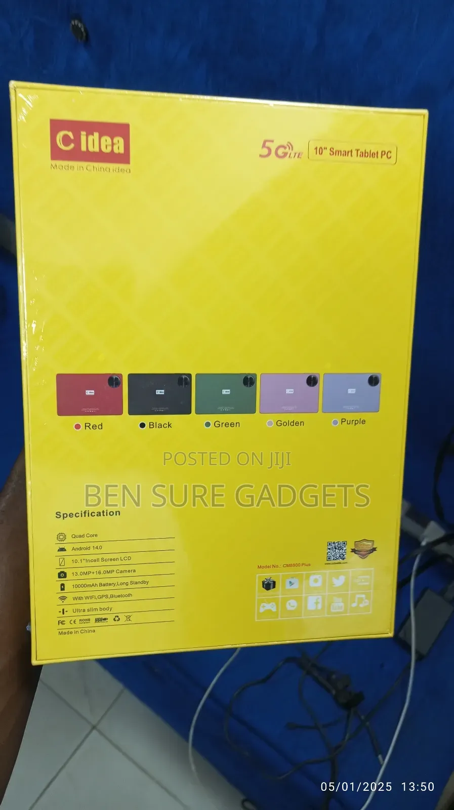 New C idea CM8800 Plus 512 GB Black