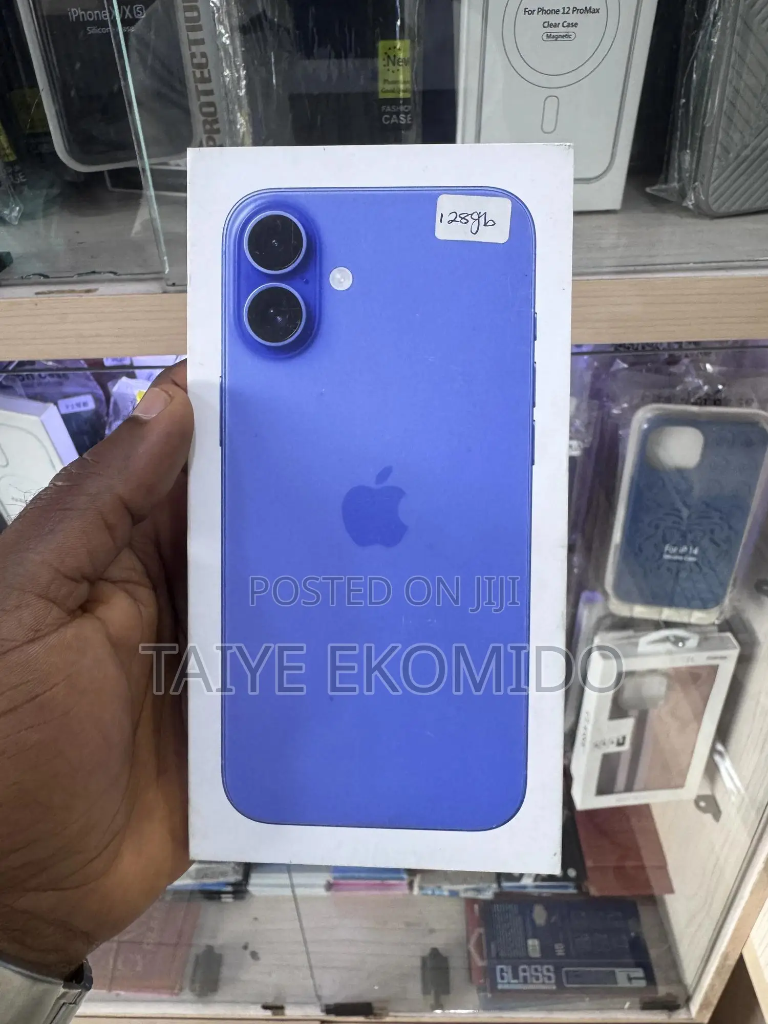 New Apple iPhone 16 128 GB Blue