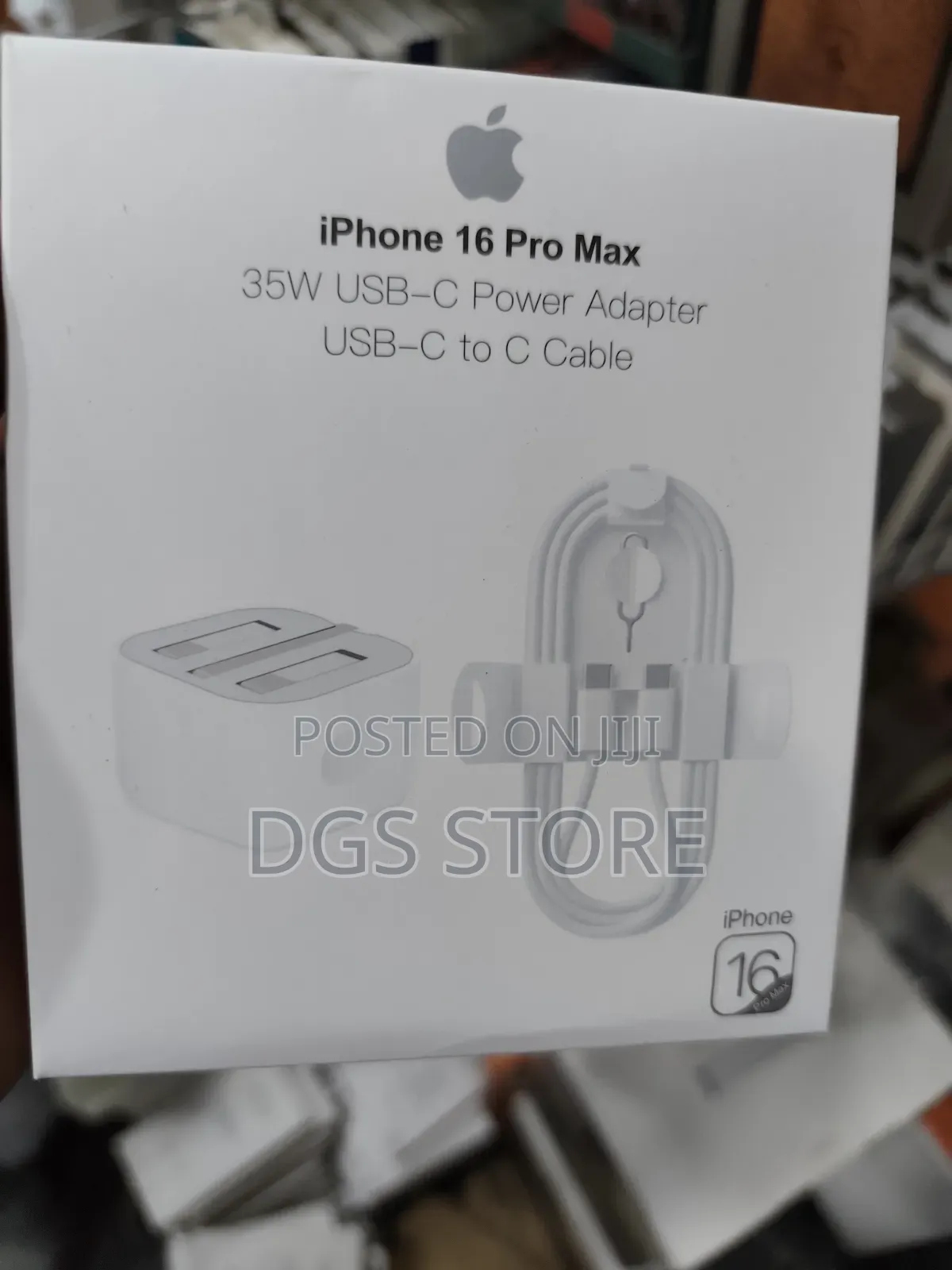Apple iPhone 16 Pro Max 35w Usb C Power Adapter Usb C to C