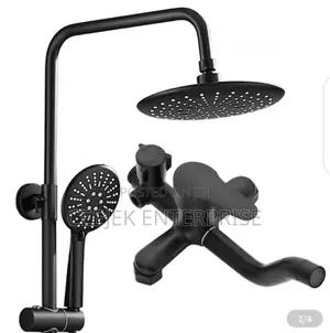 Executive Black Shower