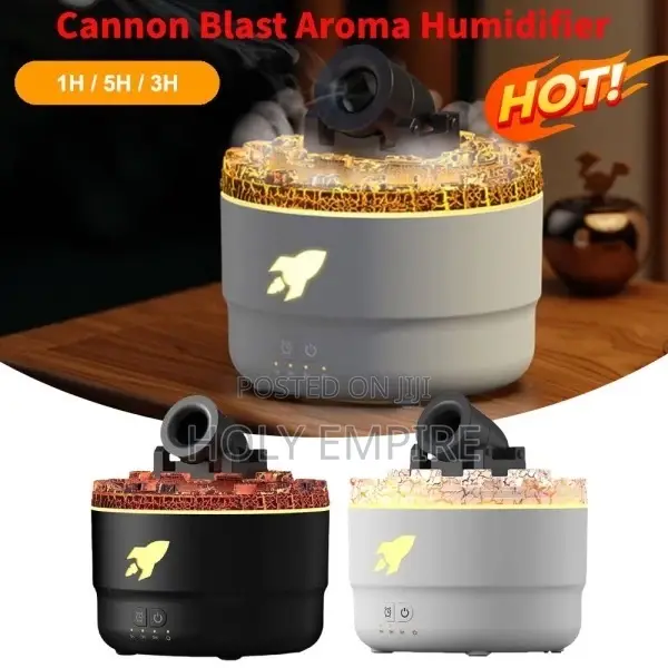 Volcanic Crack Light Cannons Humidifier Essential Diffuser