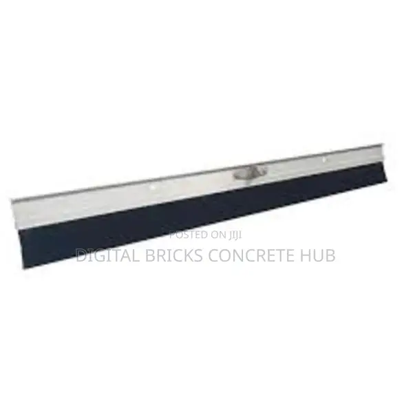 48” Grey Fiber Concrete Broom With Pole
