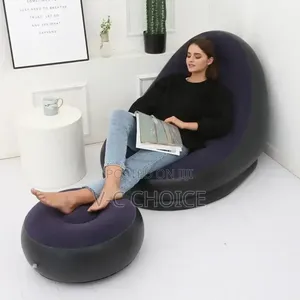 Inflatable Leisure Bean Bag Sofa Chair With Electric Pump