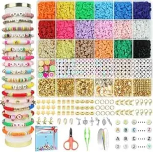 Photo - Usa Redtwo 5100 Clay Beads Bracelet Making Kit, Flat Preppy