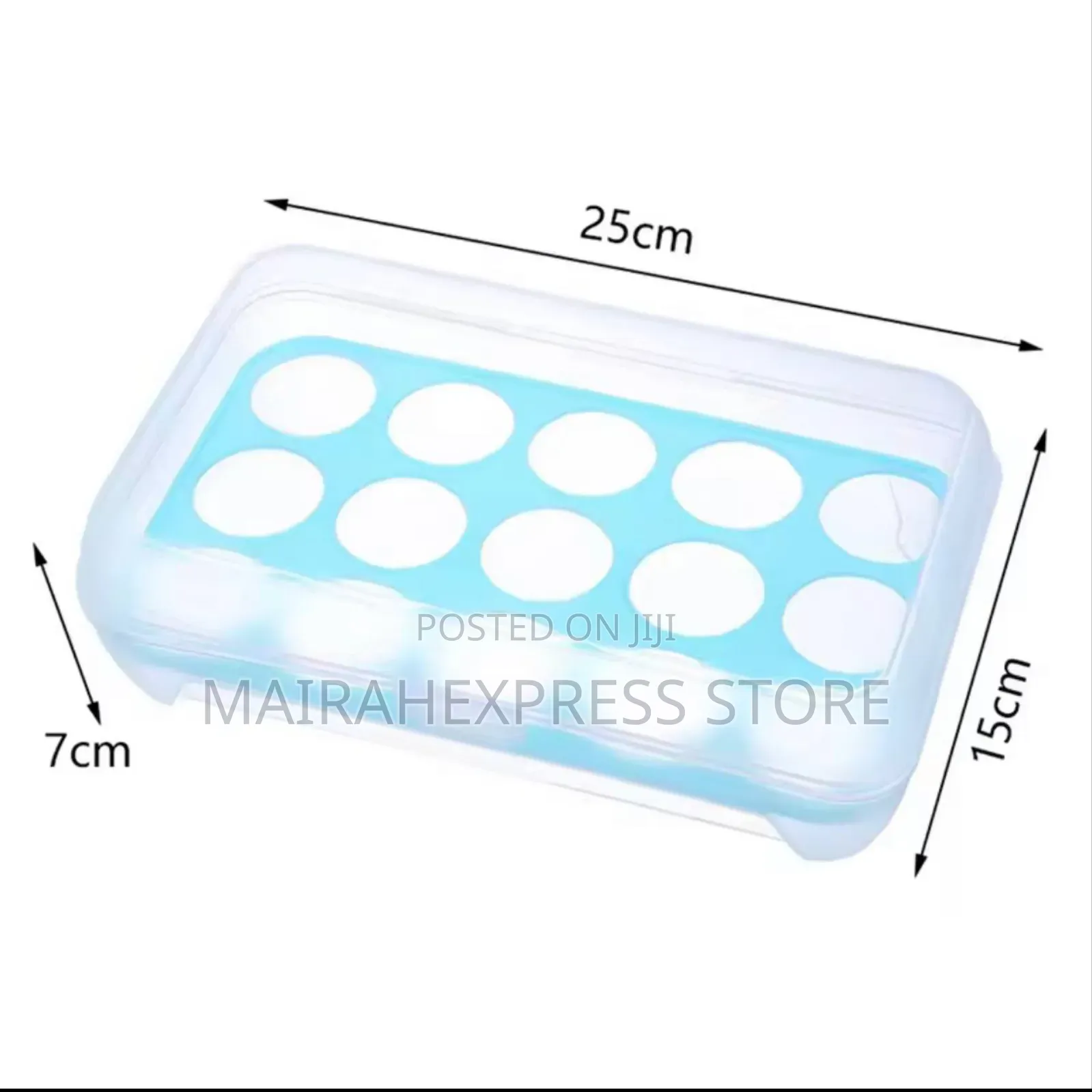 15 Grids Modernized Transparent Egg Rack/Organizer