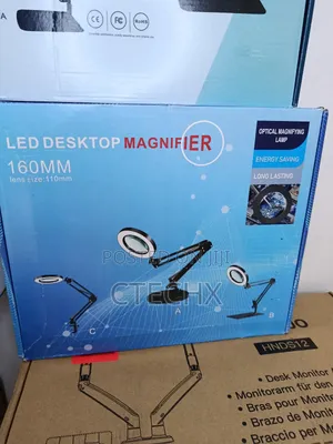 12x Magnifying Led Desk Lamp With Base Clamp for Hobbies.