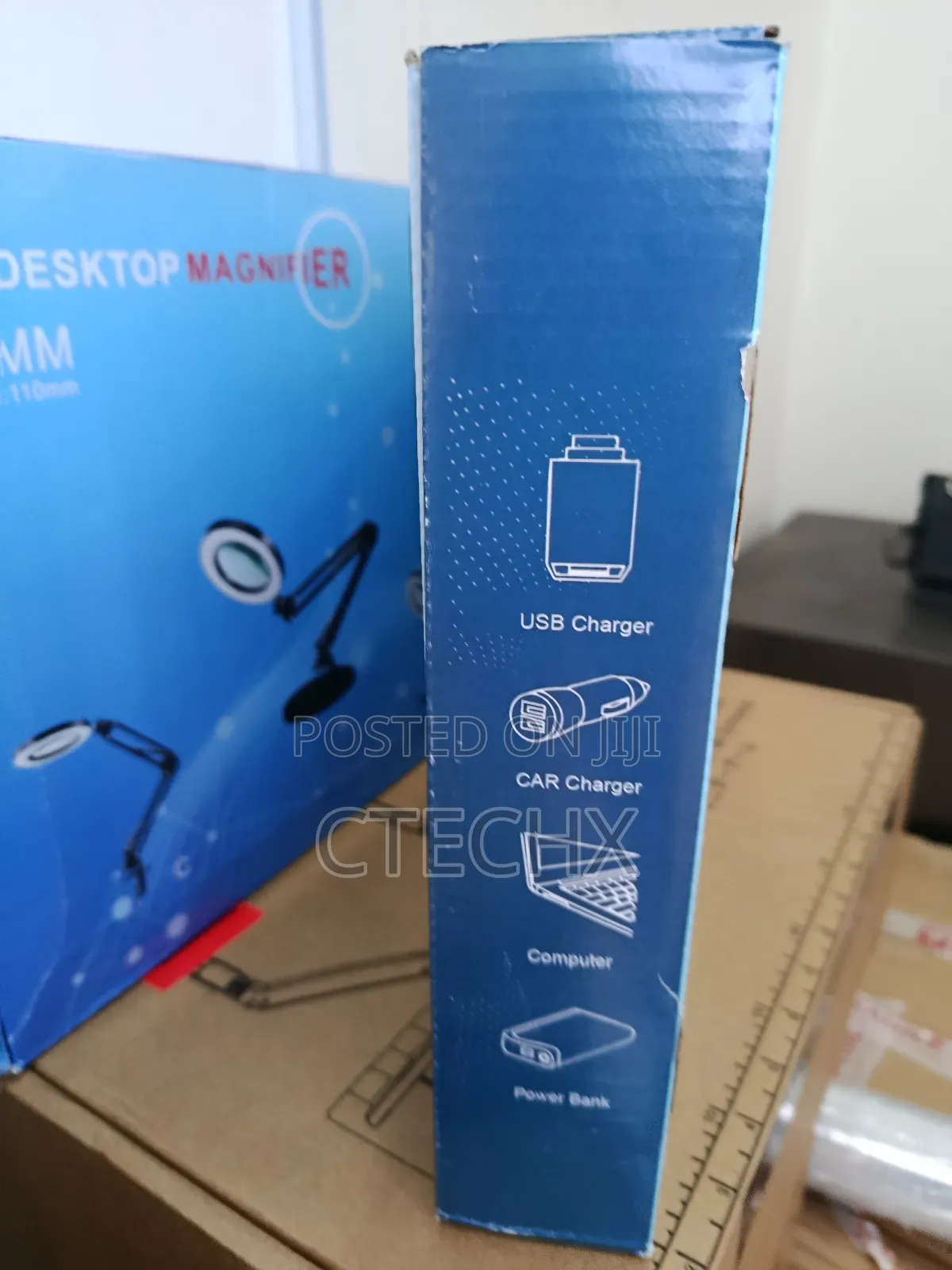 12x Magnifying Led Desk Lamp With Base Clamp for Hobbies.