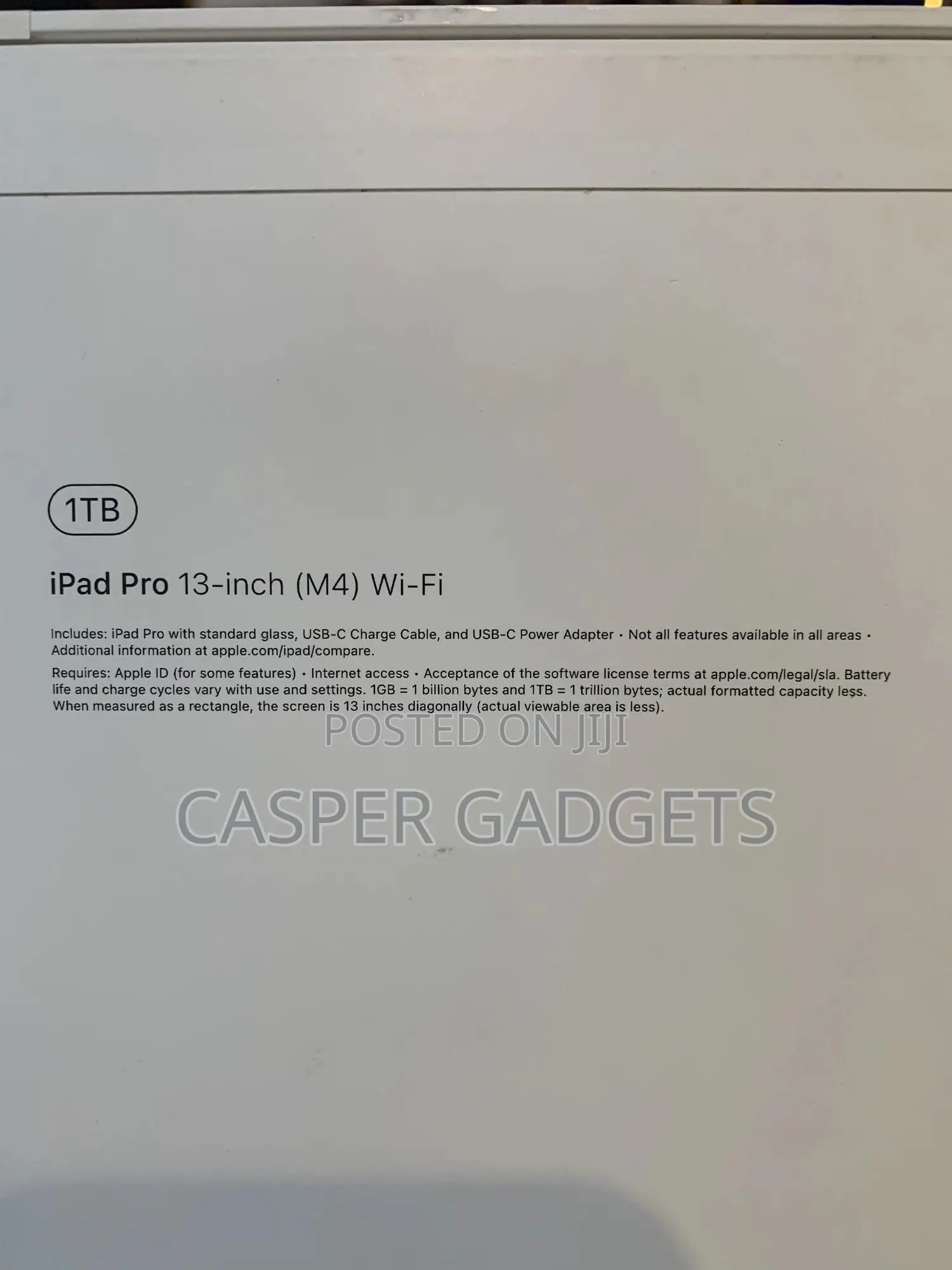 New Apple iPad Pro 13 (2024) 1 TB Black