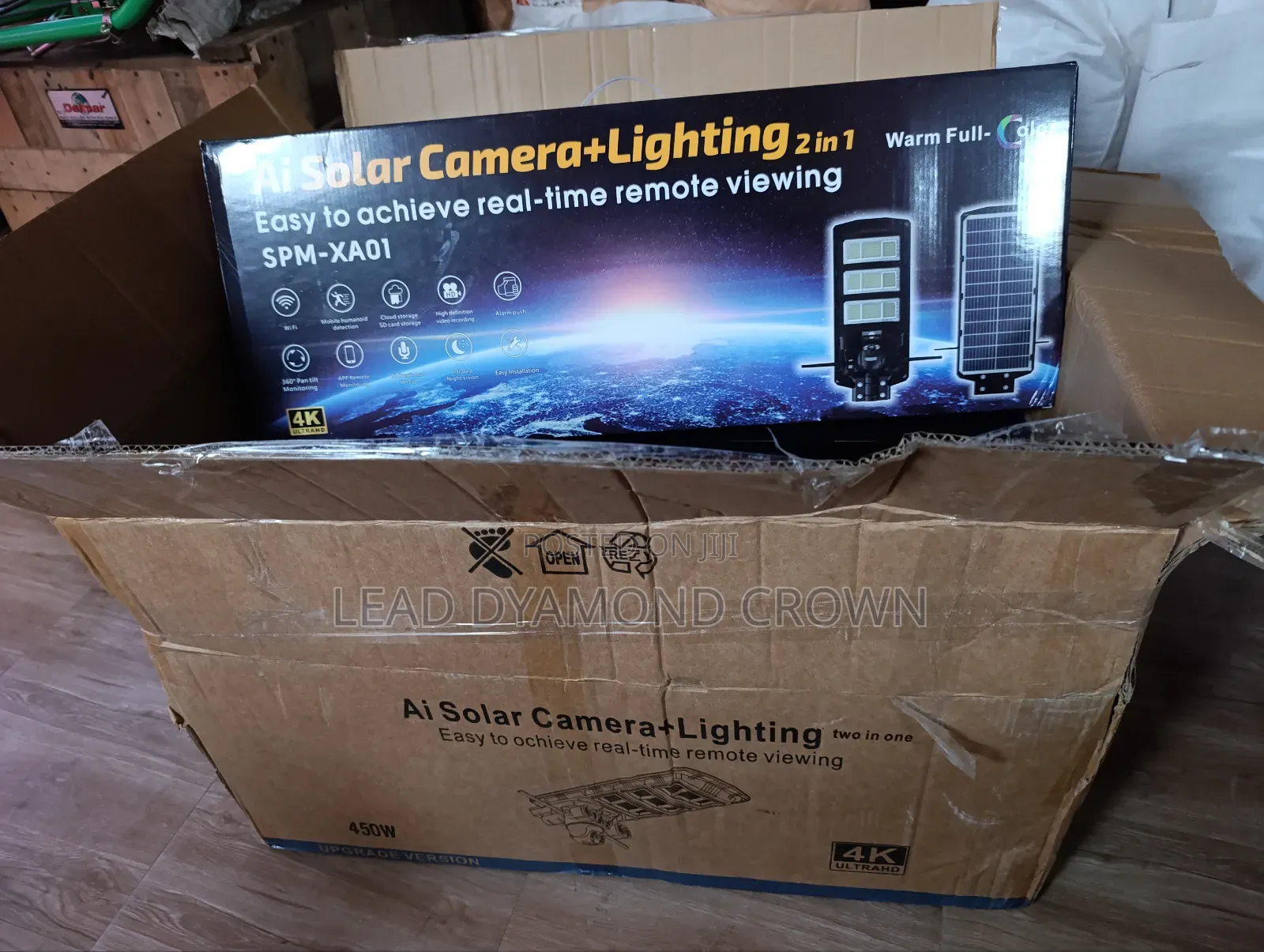 Solar Powered Street Light With CCTV