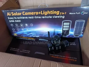 Solar Powered Street Light With CCTV