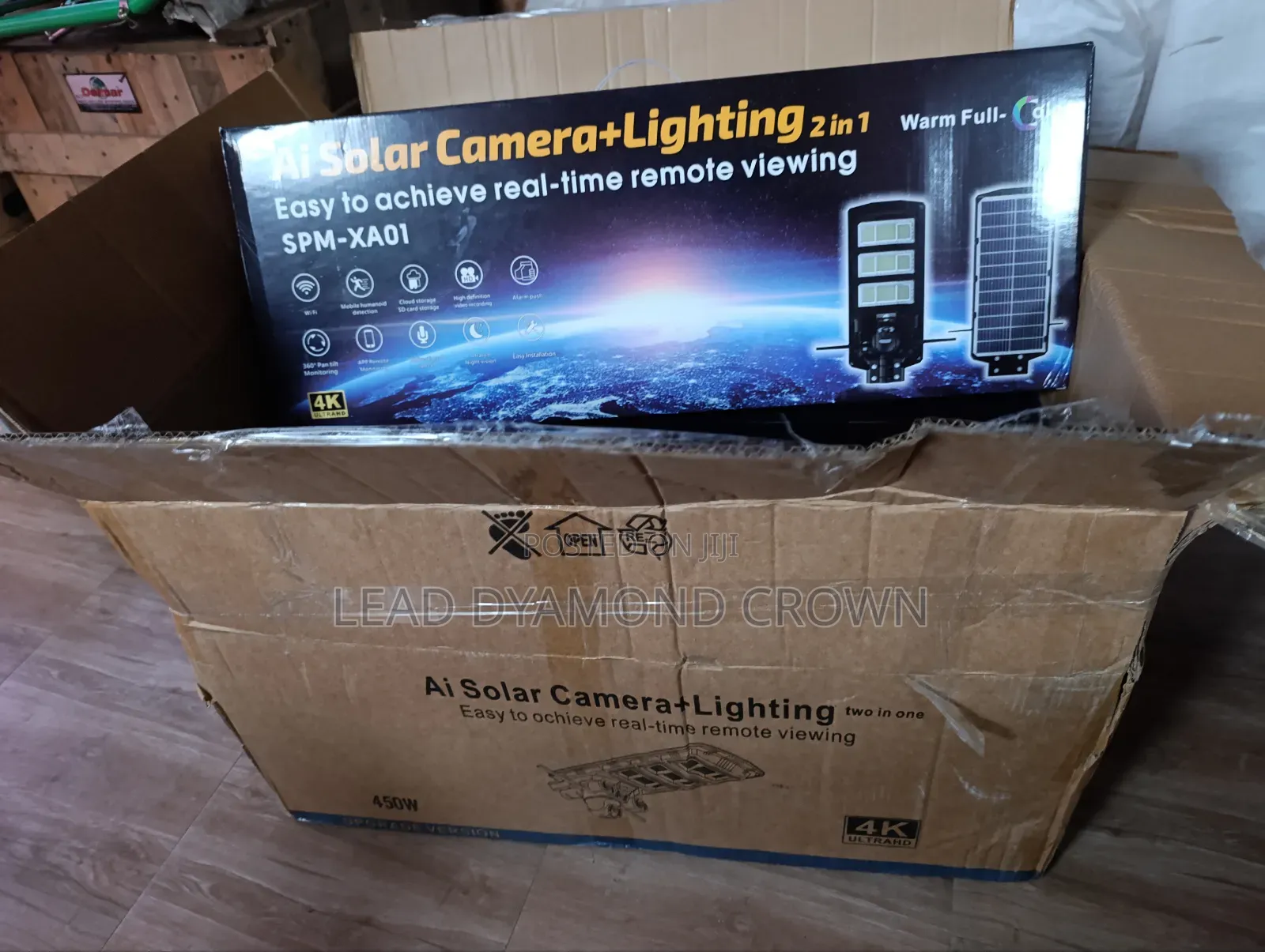Solar Powered Street Light With CCTV